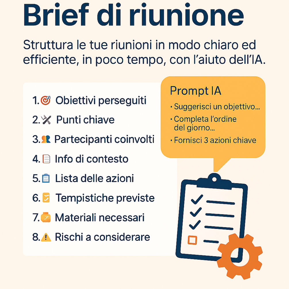 Brief di riunione