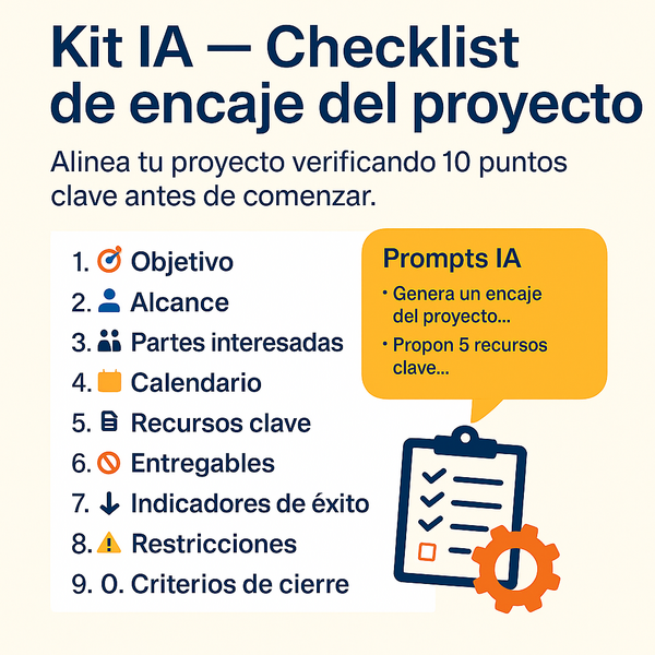 Checklist de encaje